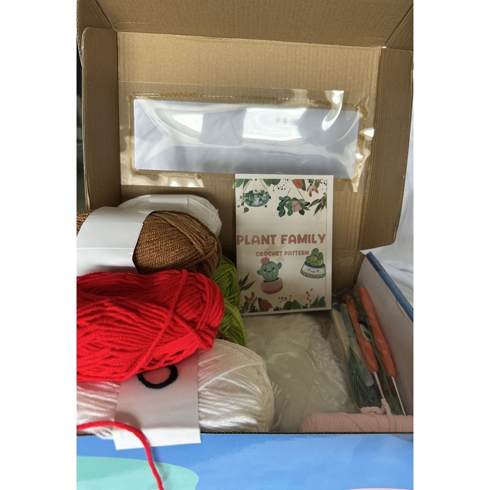 DIY crochet kit, cute plants